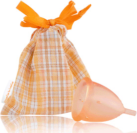 Lady Cup Menstruālā piltuve (oranža)